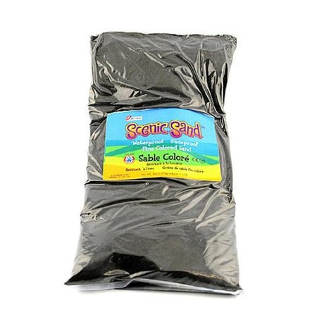 SCENIC SAND 5 lbs Activa Bag of Black Colored Sand SC81449